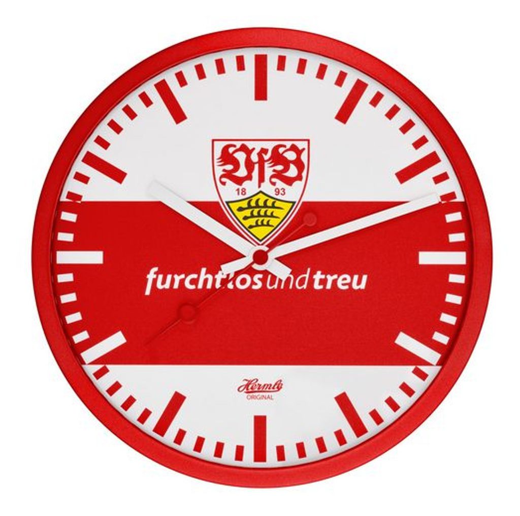 HERMLE - VFB Stuttgart Quartzwanduhr, Wanduhr