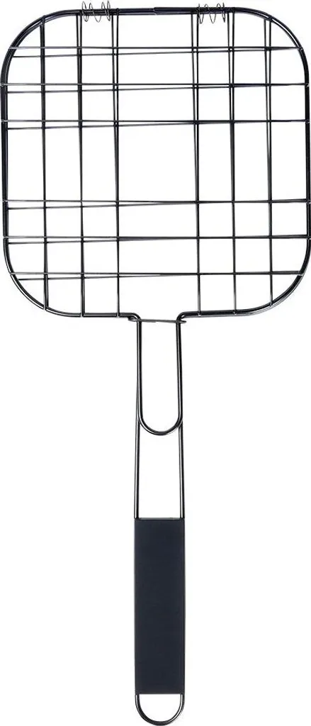 Grille à hamburger pour barbecue extérieur métal noir de 49 x 21,1 cm - 3