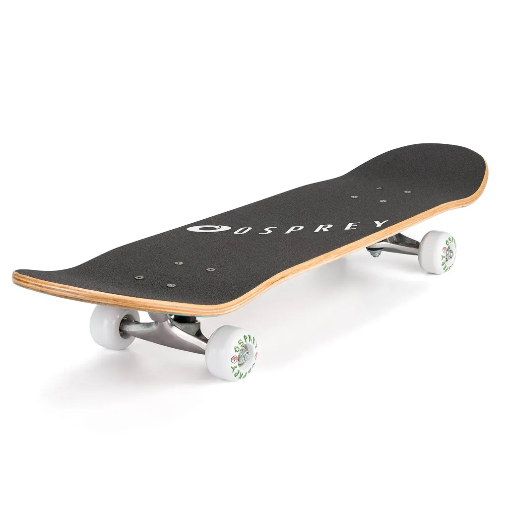 Skateboard Osprey Slime Edition 31 Pouces Antidérapant avec Roulements Abec 5