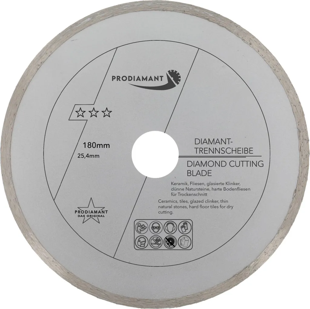 Disque diamant carrelage 180 mm : fini les éclats sur le grès cérame dur