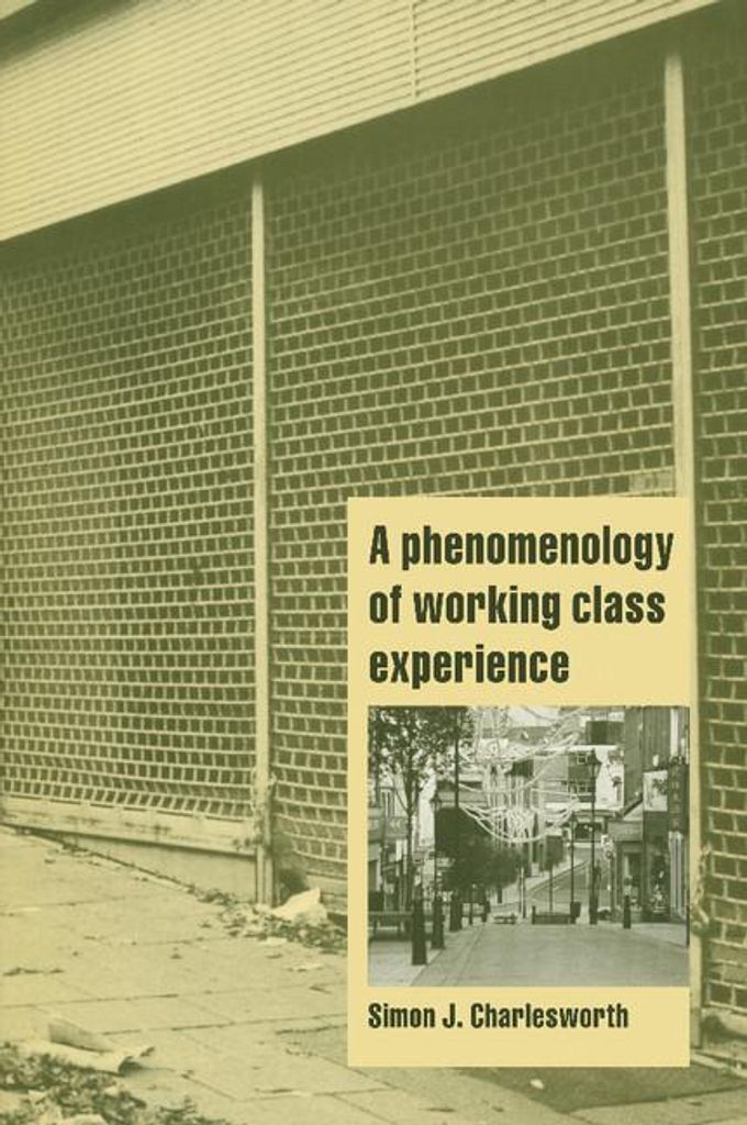 A Phenomenology of Working Class Experience (Cambridge Cultural Social Studies)
