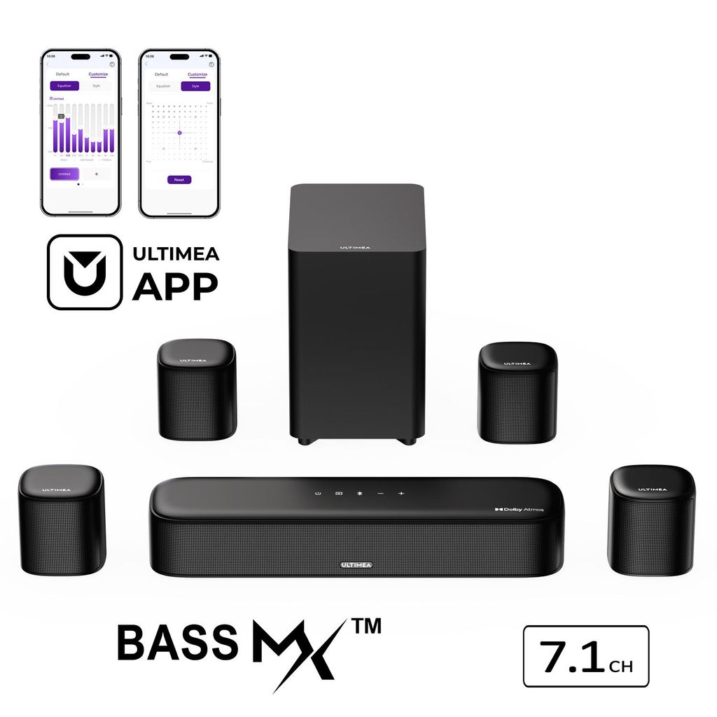 ULTIMEA Aura S4T 7.1-Kanal TV-Soundbar mit 4 Produktbild 
