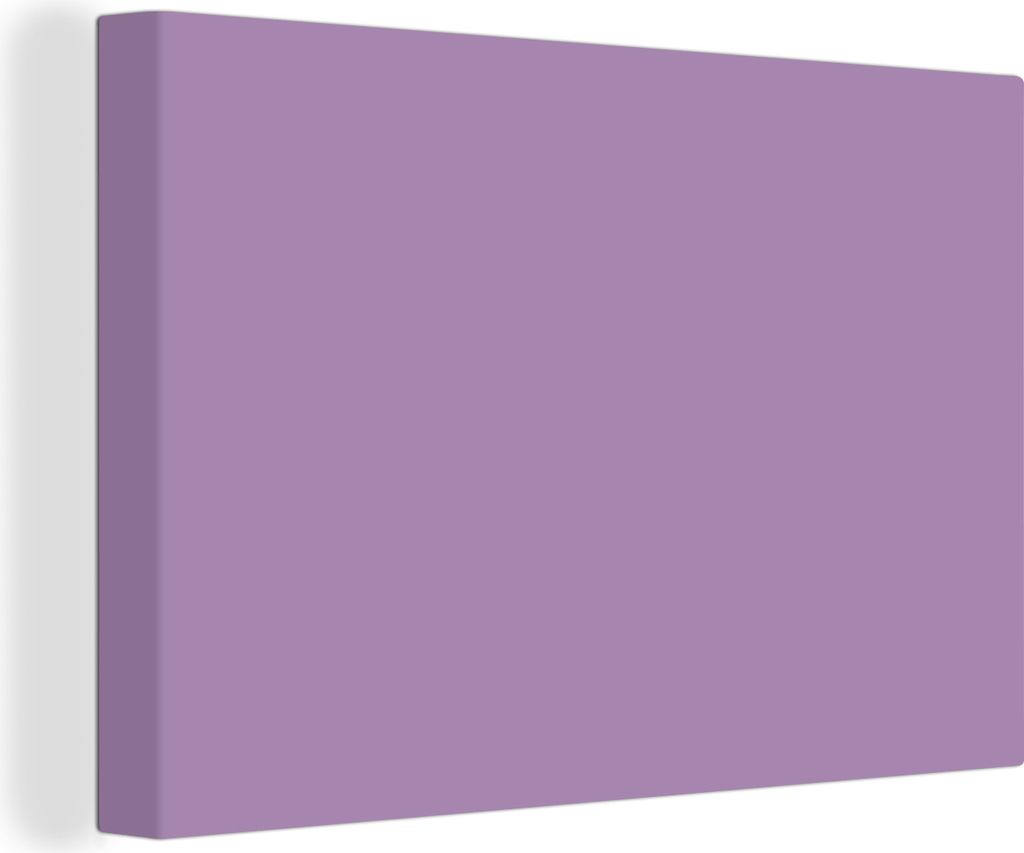 OneMillionCanvasses - Leinwandbilder - 150x100 cm, Innenbereich - Violett - Farben - Farbe - Einfarbig, Wandbilder Kunstdruck Wanddekoration - Fo...