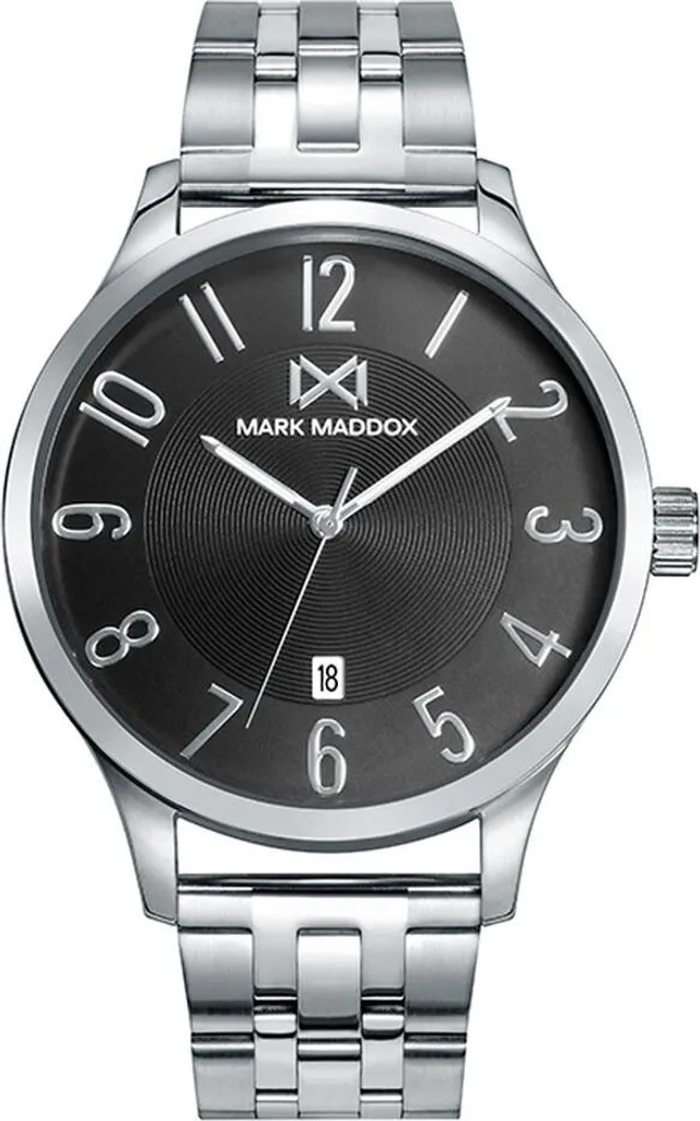 Montre Analogique pour Homme Mark Maddox HM7145-55 avec Cadran Épuré Noir