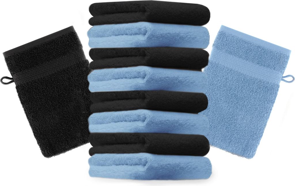 Betz 10 Stück Waschhandschuhe 16x21 cm PREMIUM 100% Produktbild 