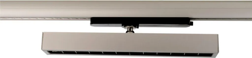 Spot LED pour Rail Triphasé Alnitak 34W 4000K Argenté Deko-Light