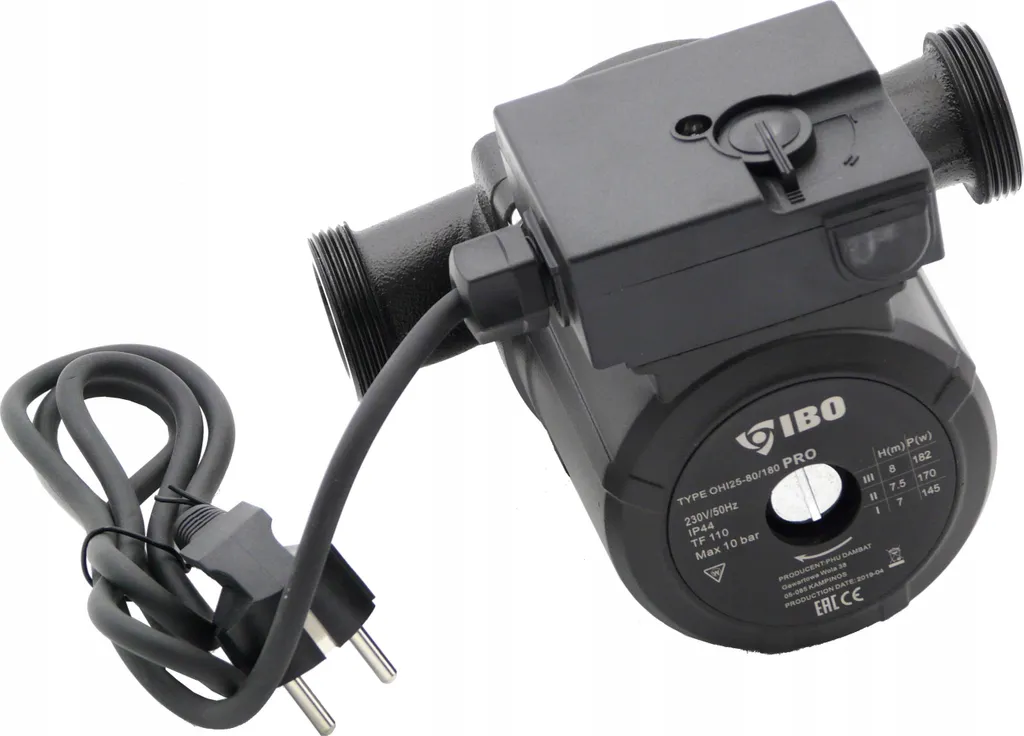 Circulateur pour chauffage central IBO 25-80/180 - Installation facile