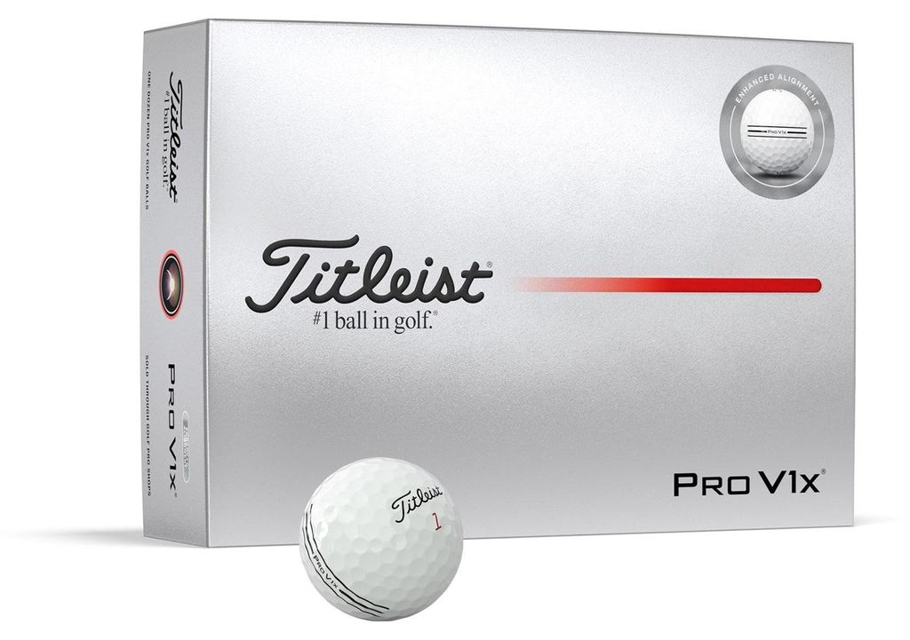 Titleist PROV1X Golfbälle mit verbesserter Ausrichtung