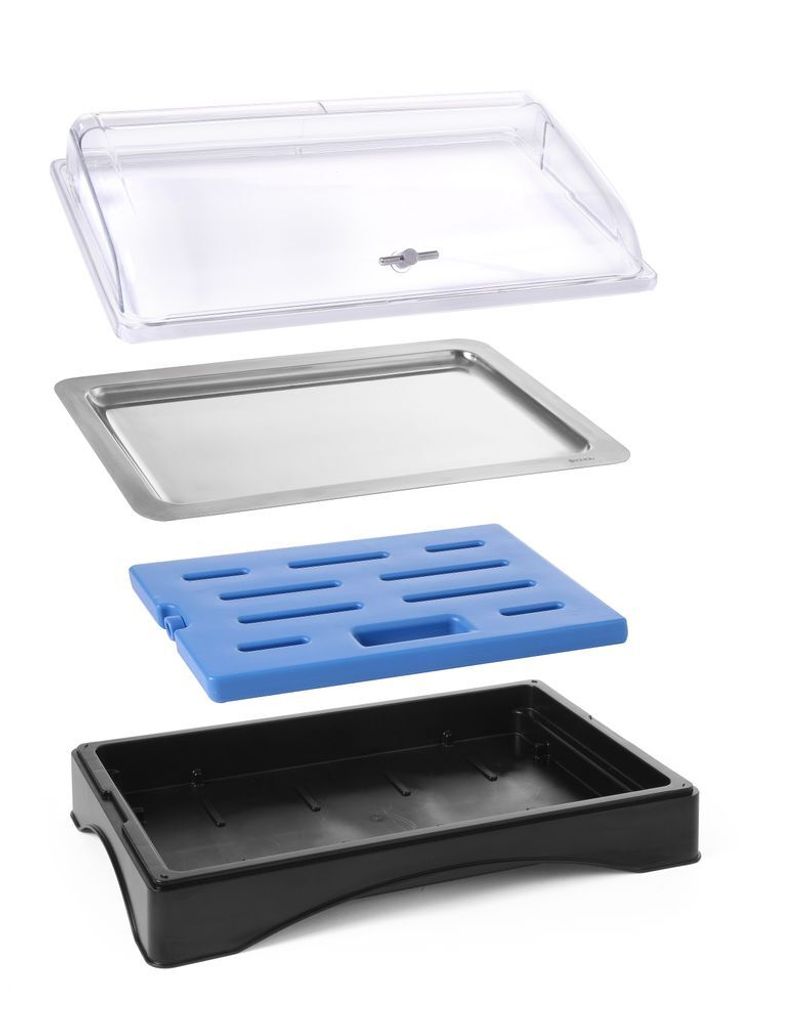 Espositore roll-top HENDI refrigerato - GN 1/1, set incl. Immagine del prodotto 