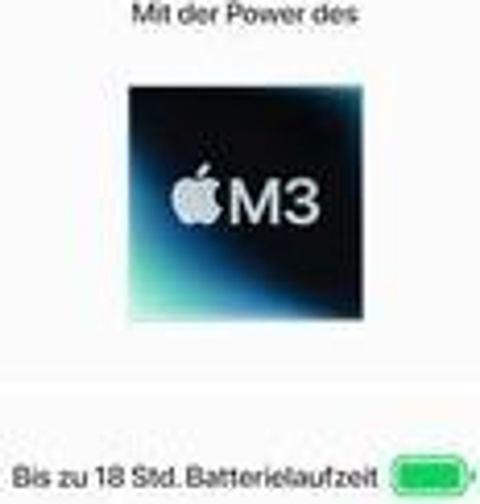 Apple MacBook Air 15" M3 MRYU3D/A Mitternacht Apple M3 Obrázok produktu 8