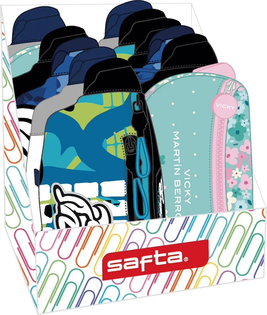 Petit Sac Banane Multicolore Safta Résistant avec Sangle Ajustable Confort