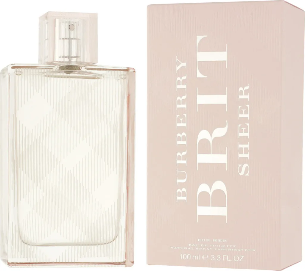 Burberry Brit Sheer 100ml - Parfum à la Pivoine Rose et Litchi Pétillant