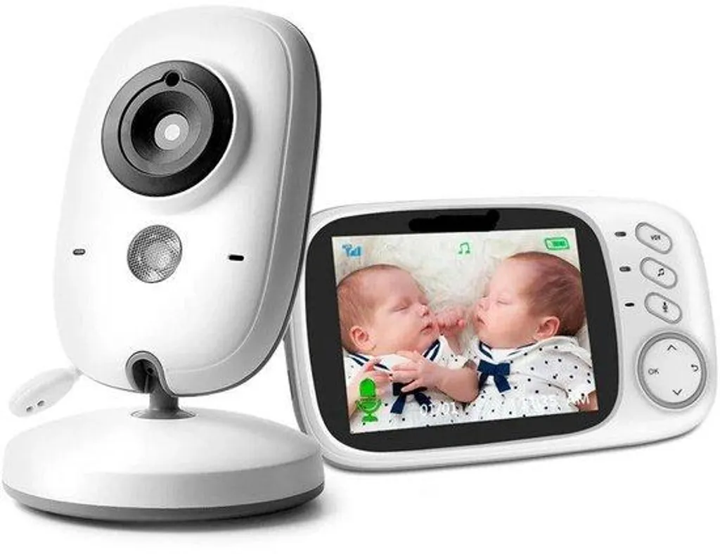 Surveiller bébé à distance avec ce moniteur vidéo 3,2" et batterie 750mAh