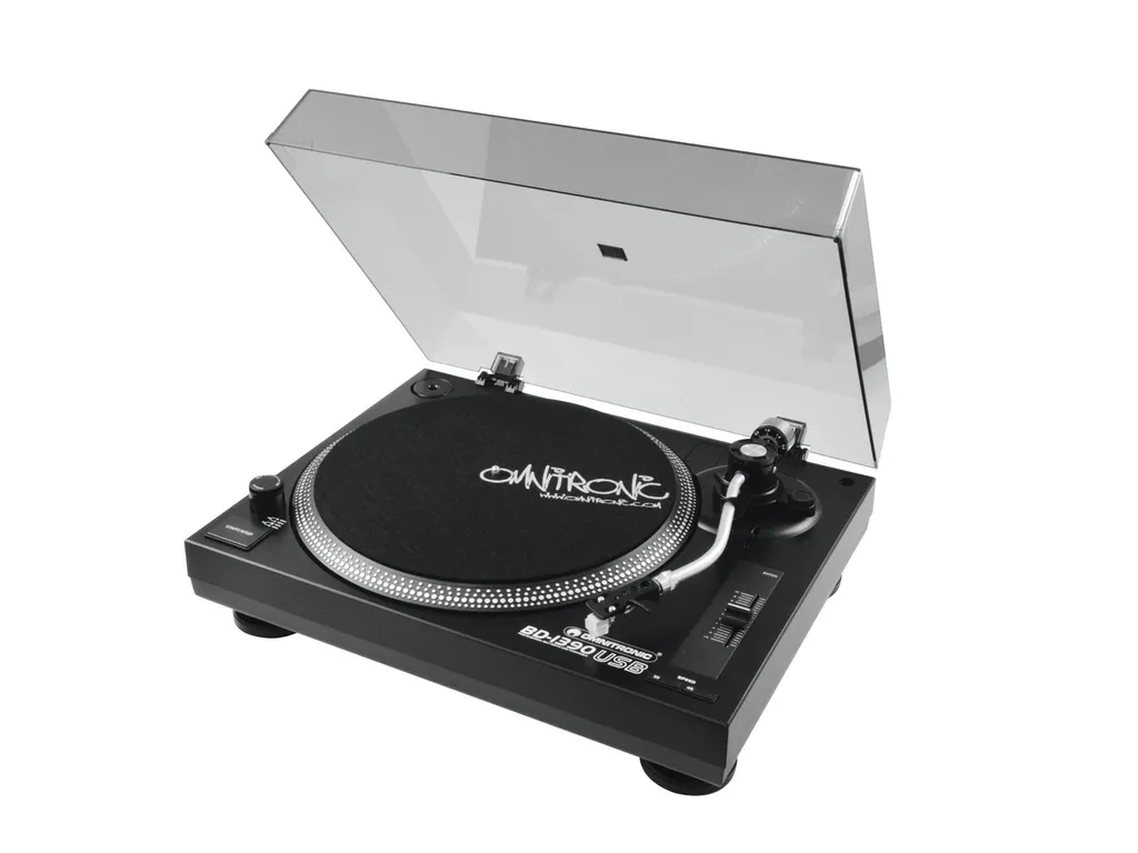 Platine Vinyle Omnitronic BD-1390 pour Salon et Installation Audio