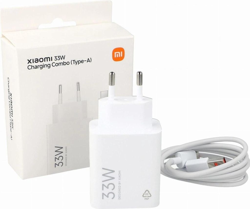 Xiaomi Mdy-16-Ef 1Xusb-A 33W nabíjačka s káblom Usb-C 3A - Obrázok produktu 