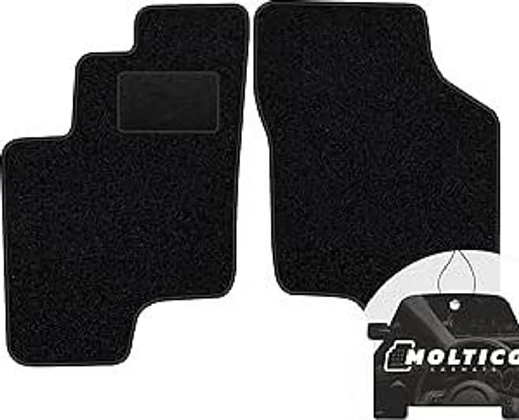 Tappetini auto in gomma adatto per Hyundai Tucson I (2004-2010, SUV) neri, set 4 pz