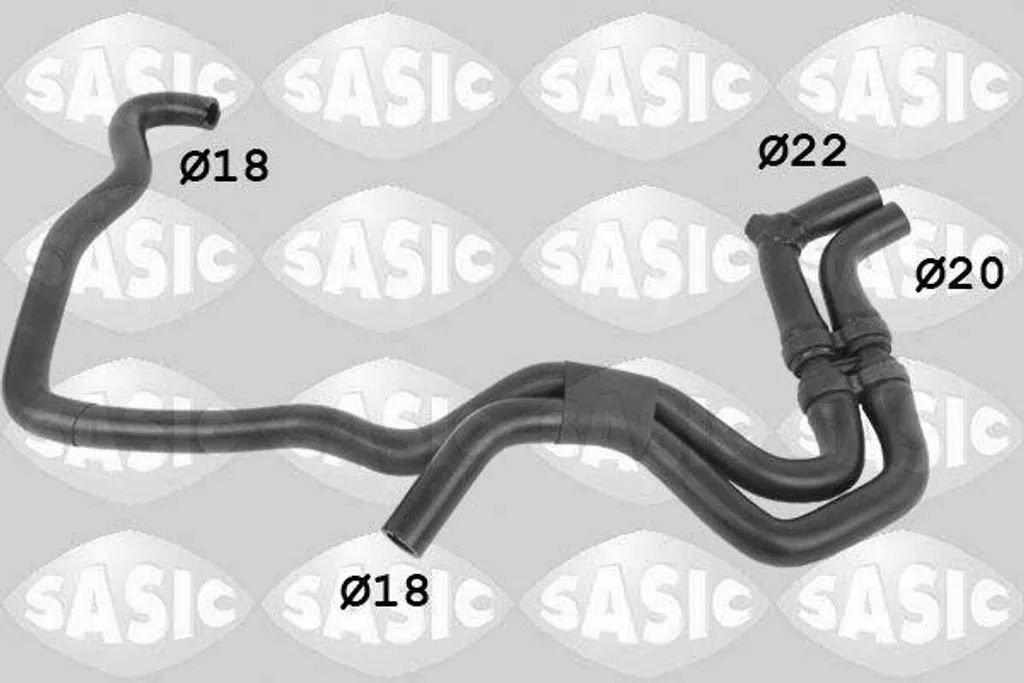 Tuyau de refroidissement moteur pour Renault Megane Scenic OE 8200106406
