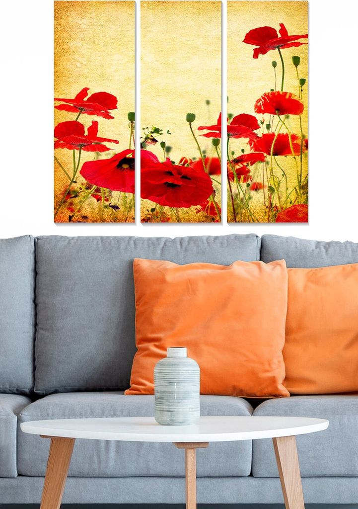 Wallity, MDF1061214- BNC1179, Bunt, Leinwandbilder, 70 x 50 cm, 100% MDF (Dicke: 3 mm)