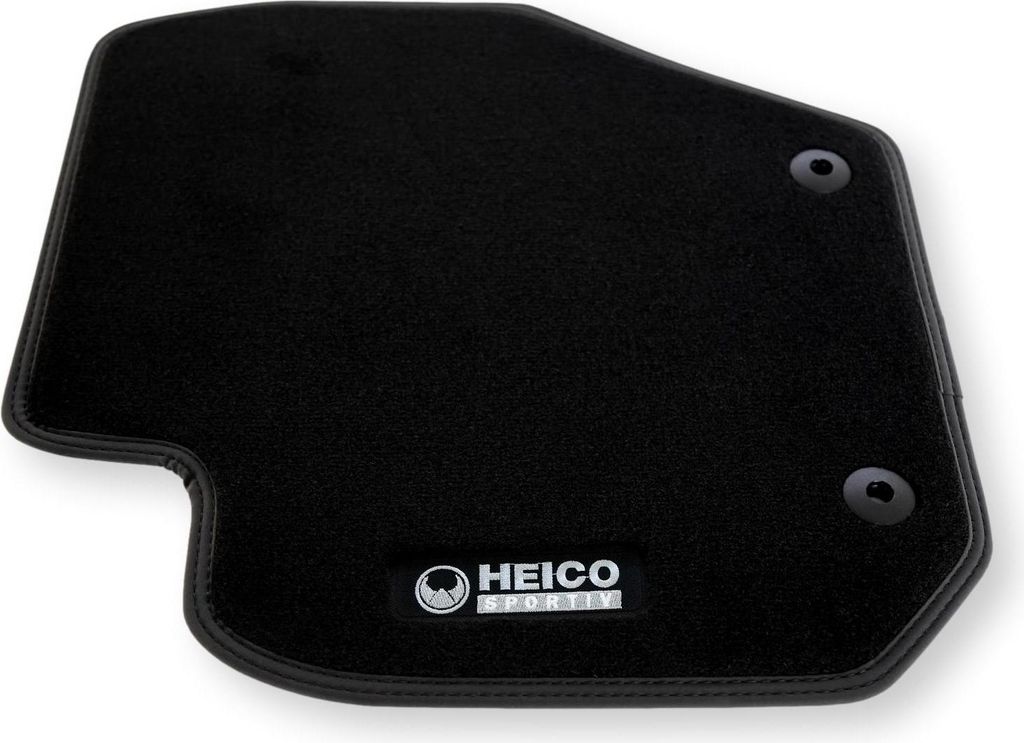 HEICO Volvo EX90 Anthrazitfarbene Samt-Fußmatten, 3er-Set, Linkslenker