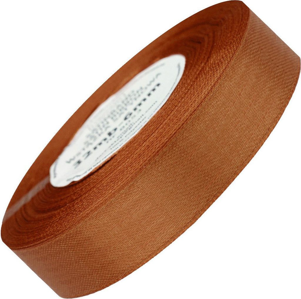 Satinband 25 mm - Ziegel - 32 Meter