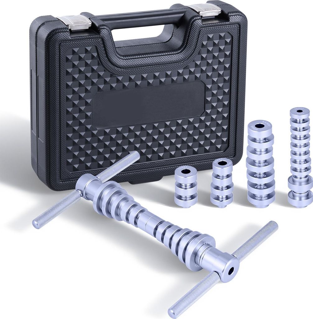 SucceBuy Lagerpressen Set 25-teilig – Werkzeugset mit Buchsen, Dichtungstreibern und Schraubenschlüsseln aus Aluminiumlegierung, ideal für Mont...