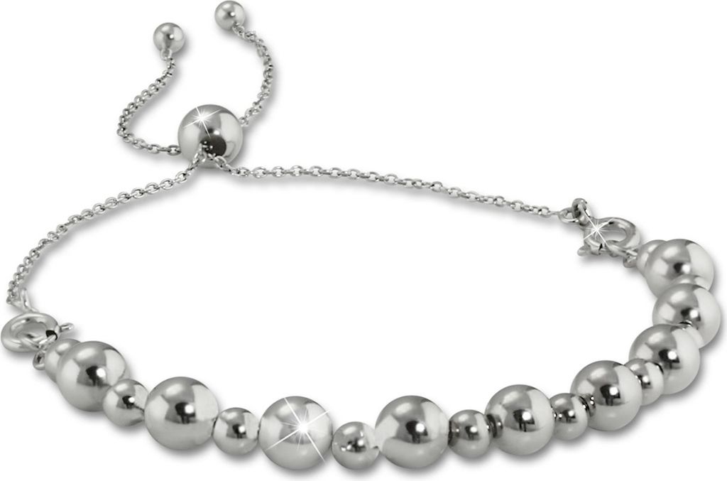 Armäleon Armbänder Silberkugeln Armschmuck 925 Sterling Silber Damen ARS006J