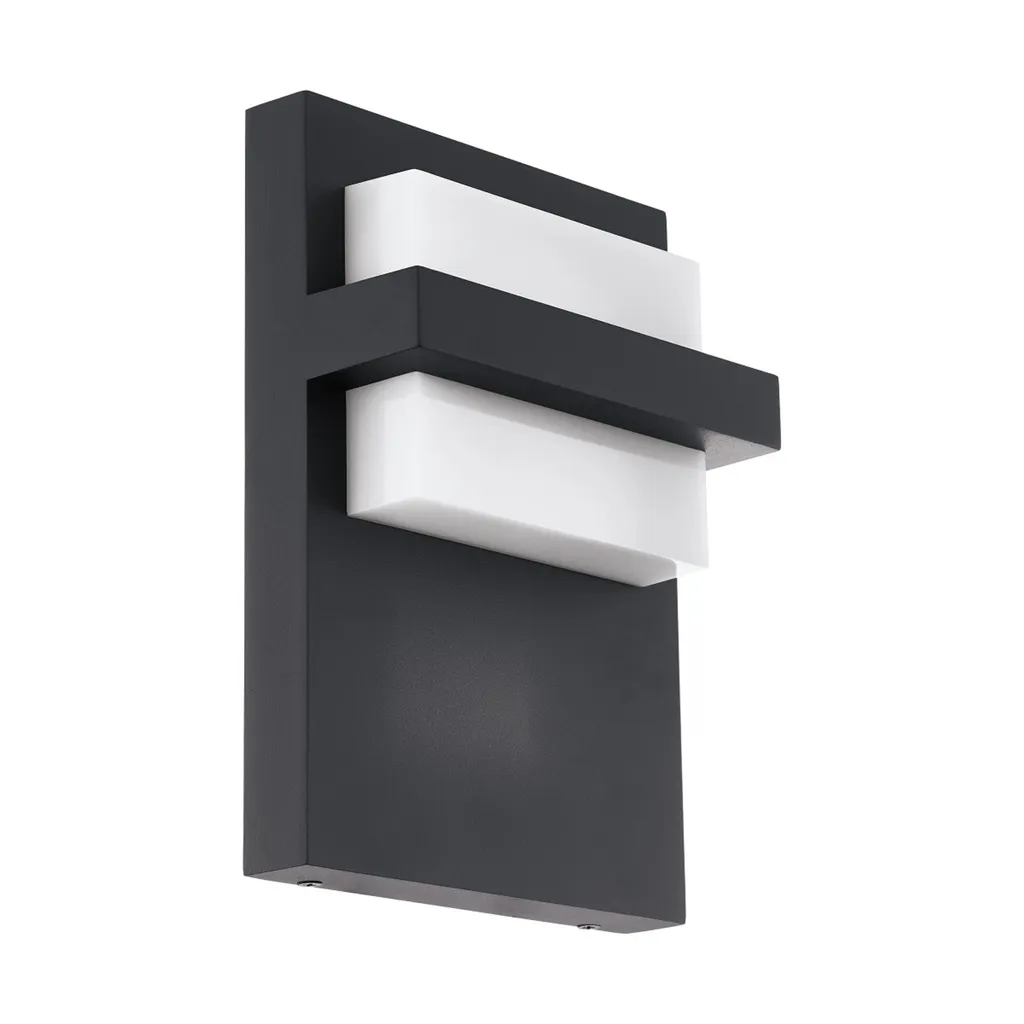 Luminaire Extérieur LED Noir EGLO Culpina 10W pour Façade et Jardin