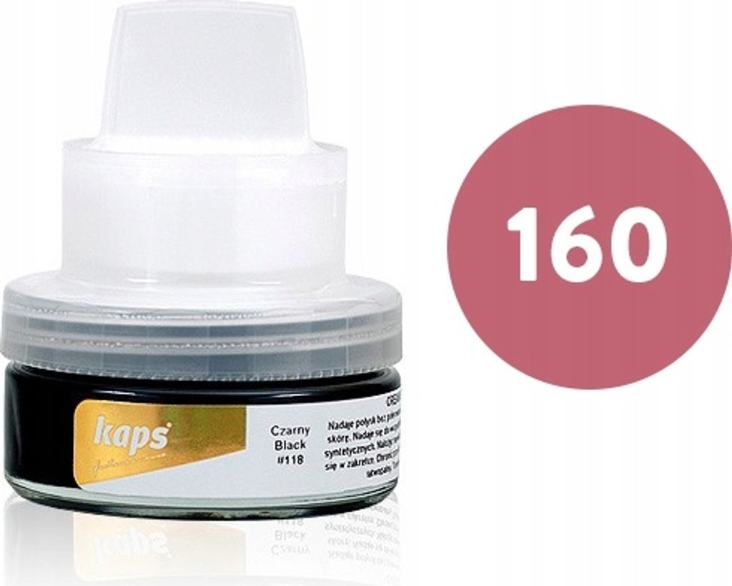 Kaps Delicate Cream für Leder mit Applikator 50 ml - Neon (160#)