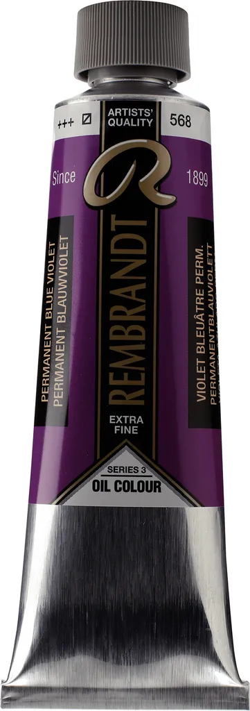 Huile Rembrandt 150ml bleu violet 568 : éclat durable sans ternir