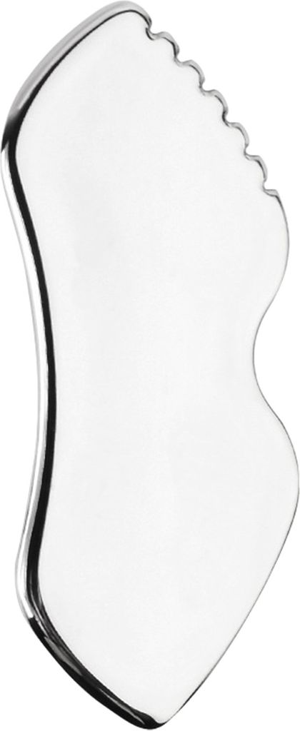 Gua Sha Massagebrett aus Edelstahl, fördert die Lymphdrainage und löst Muskelverspannungen, sanftes und wirksames Massagegerät