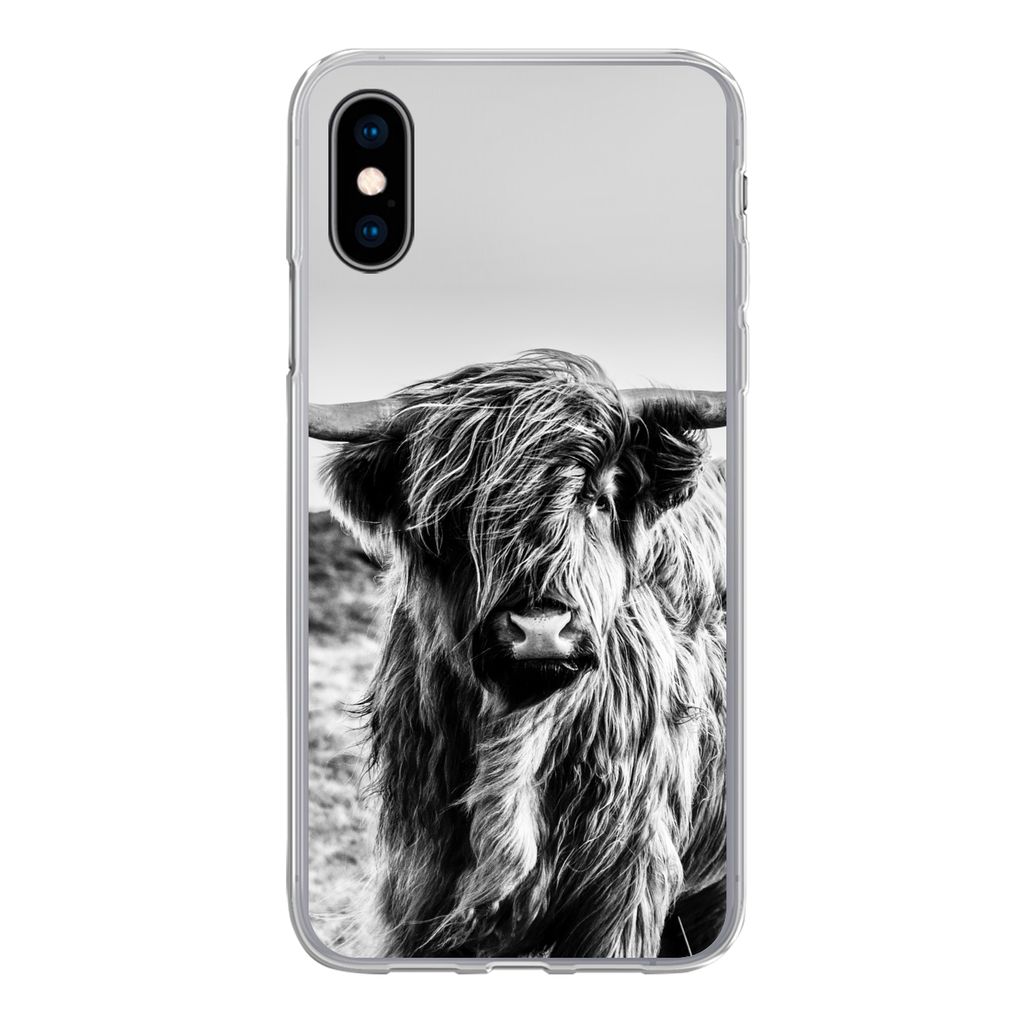 MuchoWow® Handyhülle Schutzhülle Hülle für iPhone X Kuh - Produktbild 