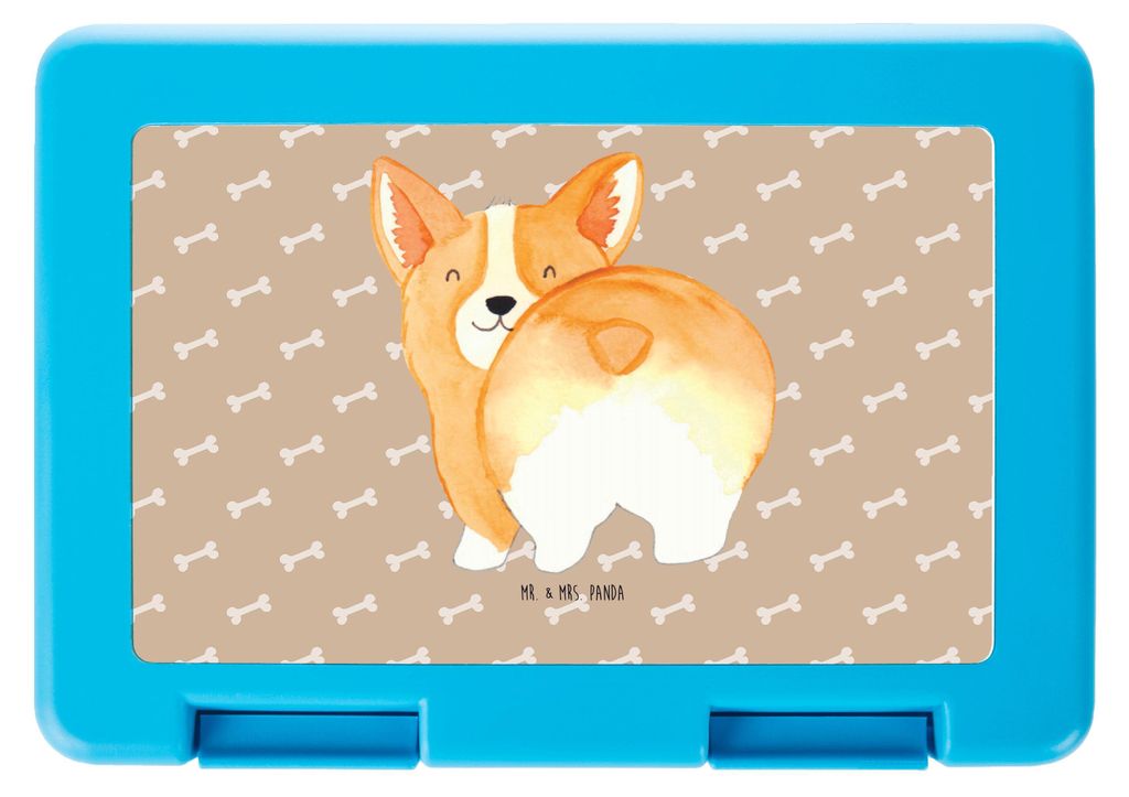 Mr. & Mrs. Panda Bento Box Corgi Po - Hundeglück - Geschenk, Bentobox, Spruch, Butterbrotdose, Frischhaltedose, Hund, Snackbox, Sprüche, Lunchbox...
