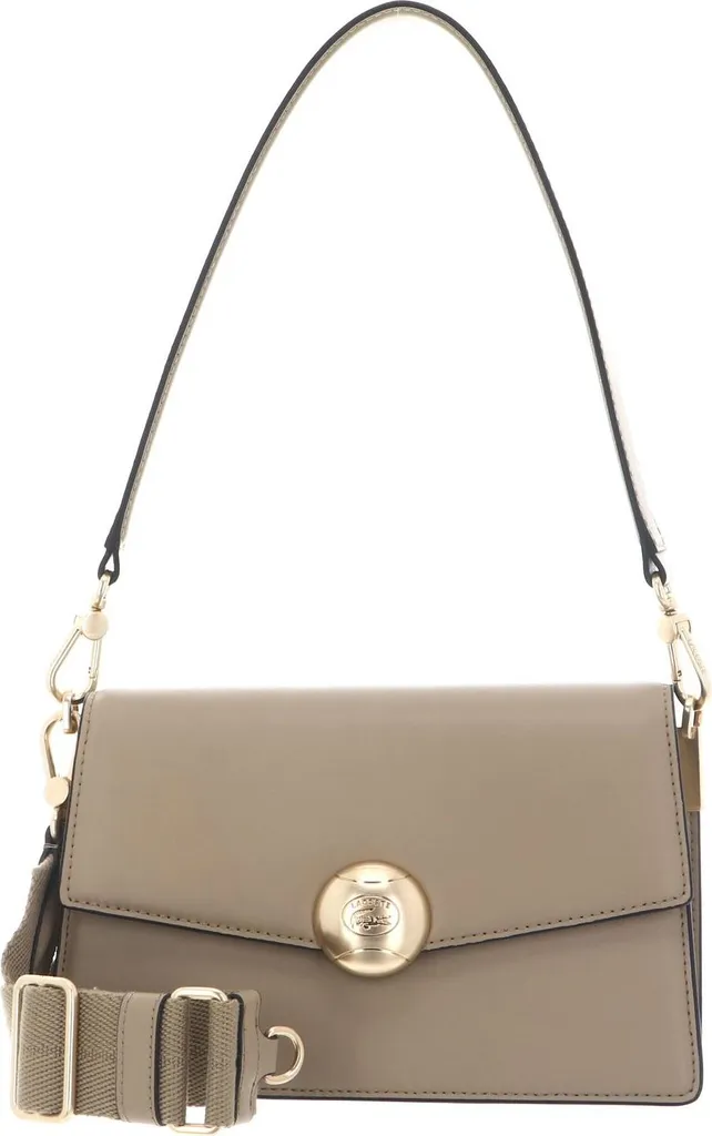 Sac à épaule Lacoste Flap Shoulder Bag Viennois marron clair chic