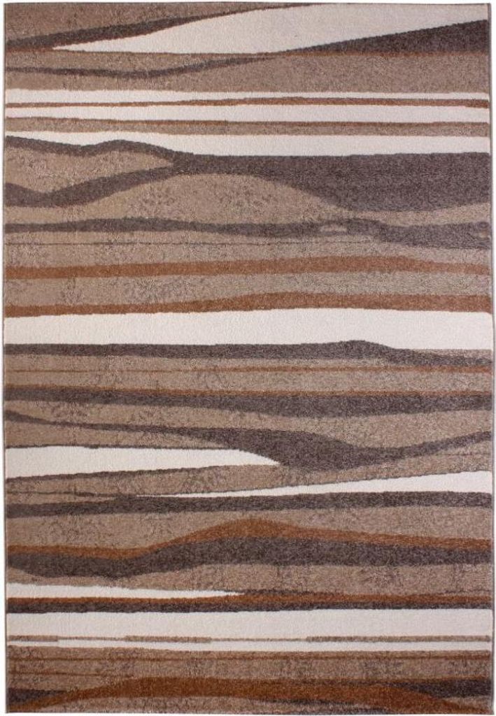 Andiamo Teppich Chelles braun-gestreift, 80 x 150 cm