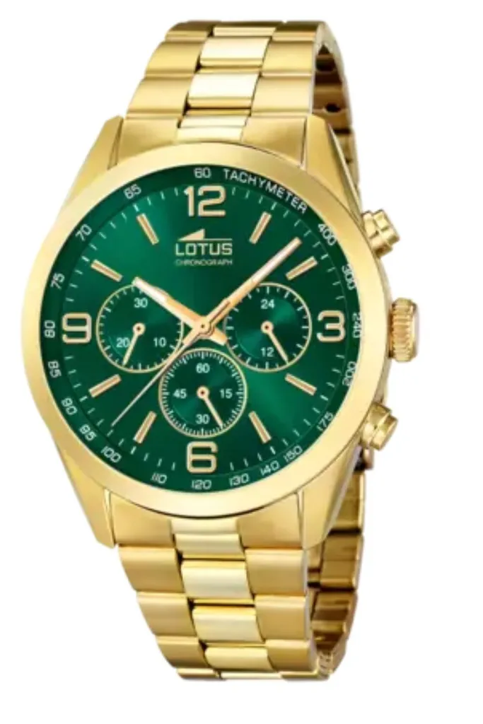 Lotus Homme 18153/B Montre Etanche en Acier Inoxydable et Cadran Bleu