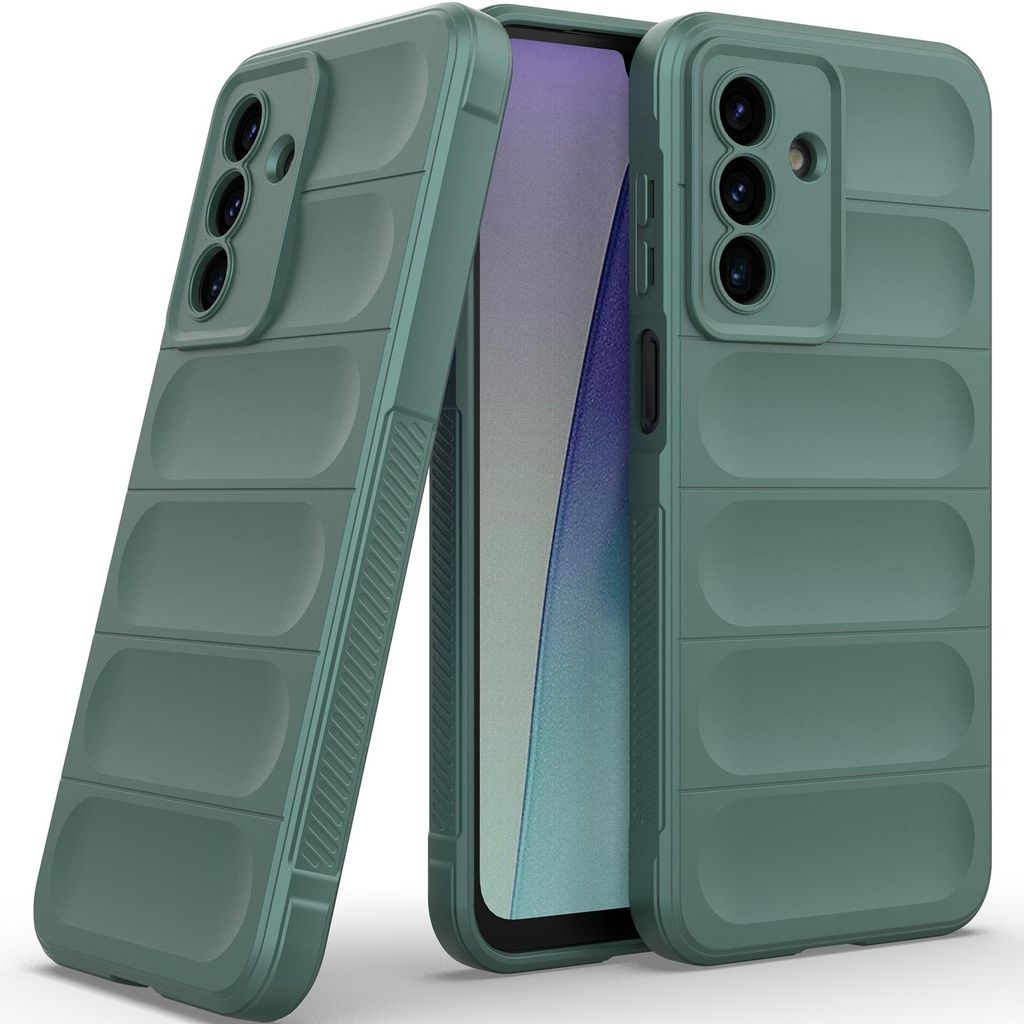 Handyhülle für Samsung Galaxy A17 5G/4G Weich TPU Silikon Stossfest Anti-rutsch Hülle Grün