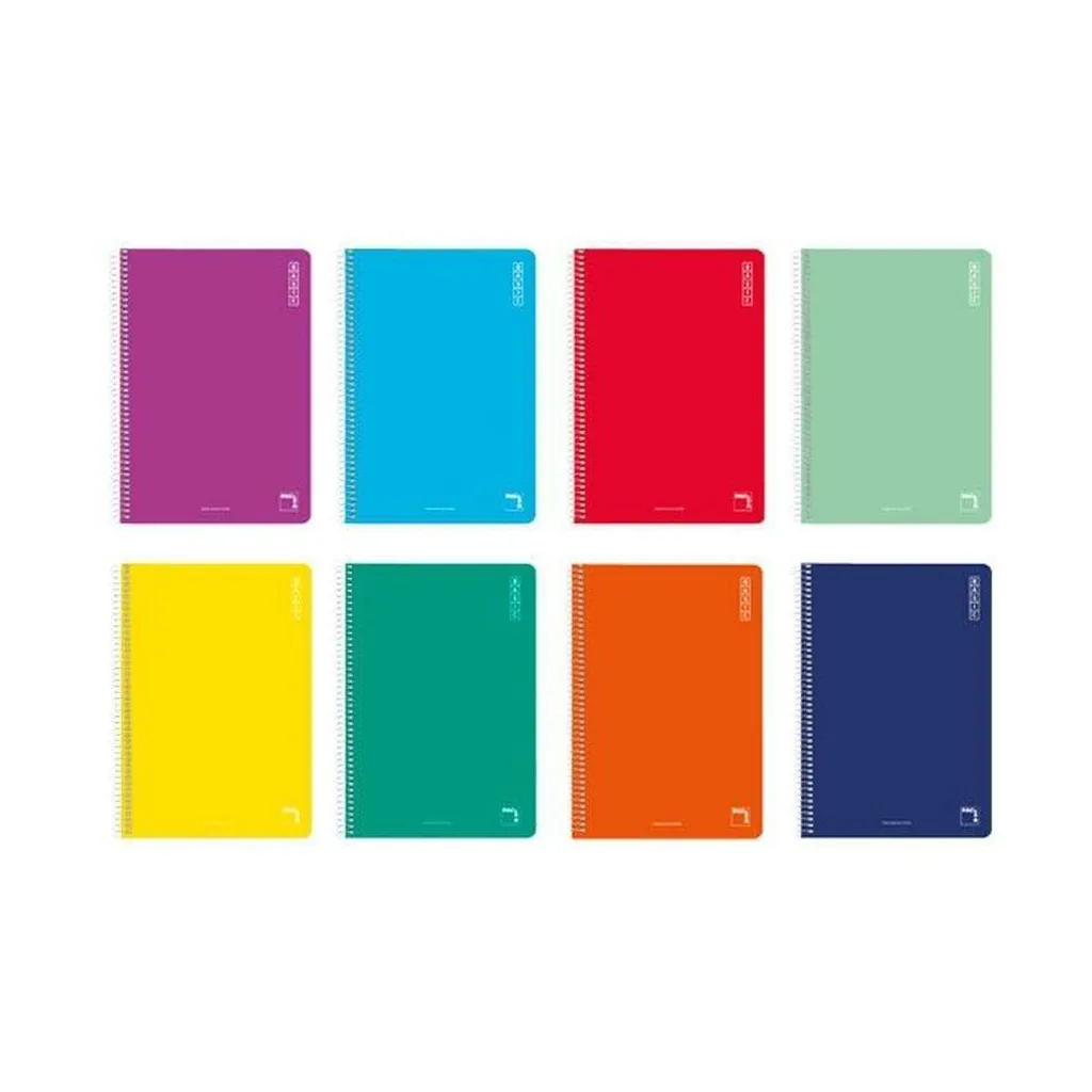Set 10 Quaderni Pacsa Basic 80ff Righe 1R - Uso Ufficio e Casa