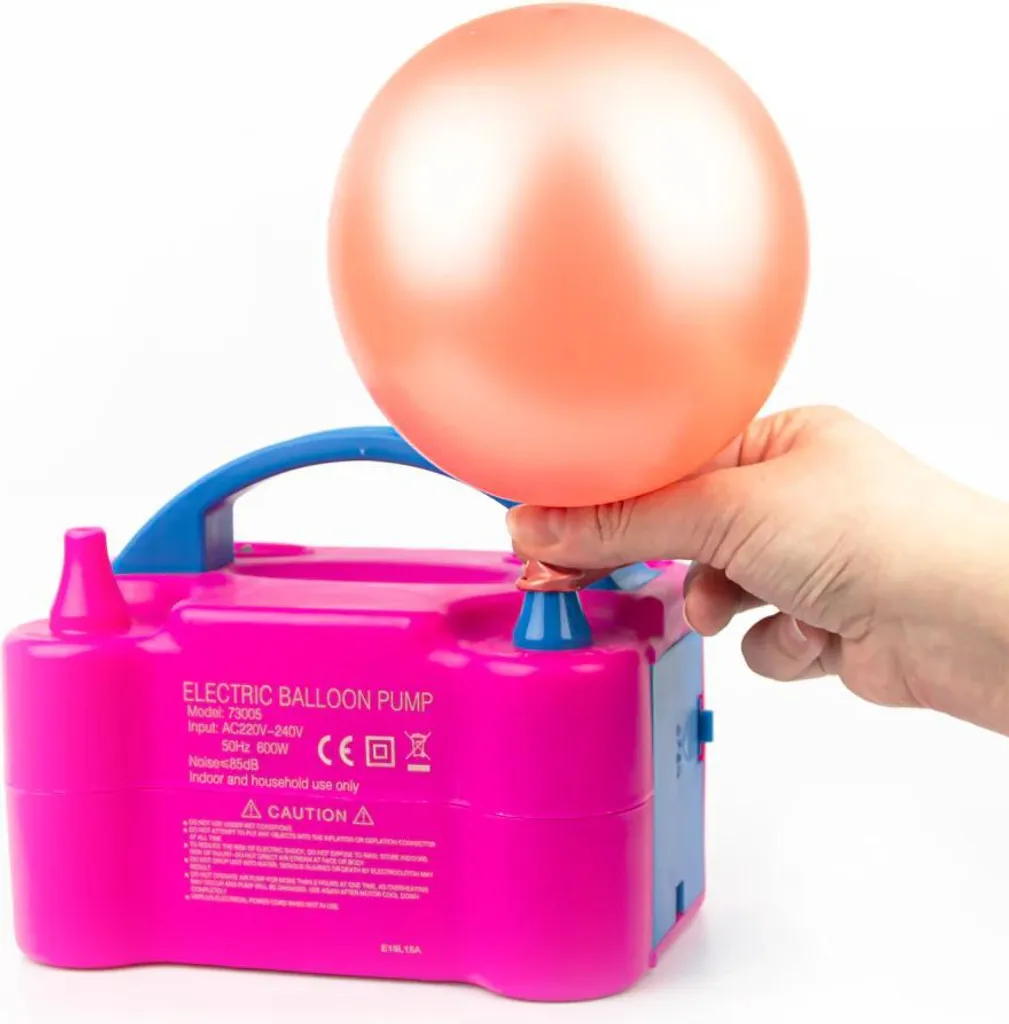 Gonfleur électrique pour ballon d'anniversaire et mariage en latex