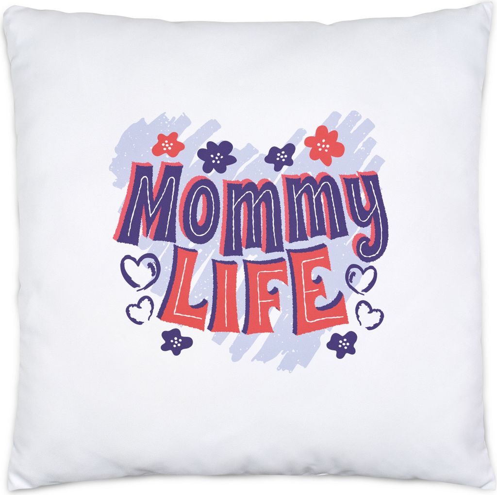 Mommy Life Kissen Inkl. Füllung Muttertag Geschenkidee Beste Mama Der Welt