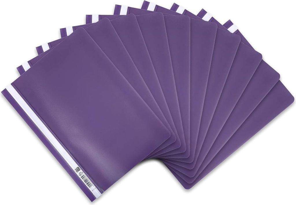 10x Oxford Schnellhefter, DIN A4, PP, lila Produktbild 