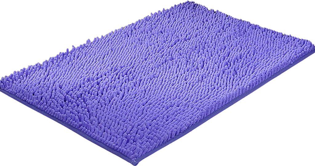 2 Stuck Badematte rutschfest Badezimmerteppich 40x60 cm - WC Badteppich Flauschige Bodenmatte oder Badvorleger für Dusche, Badewanne und Toilette