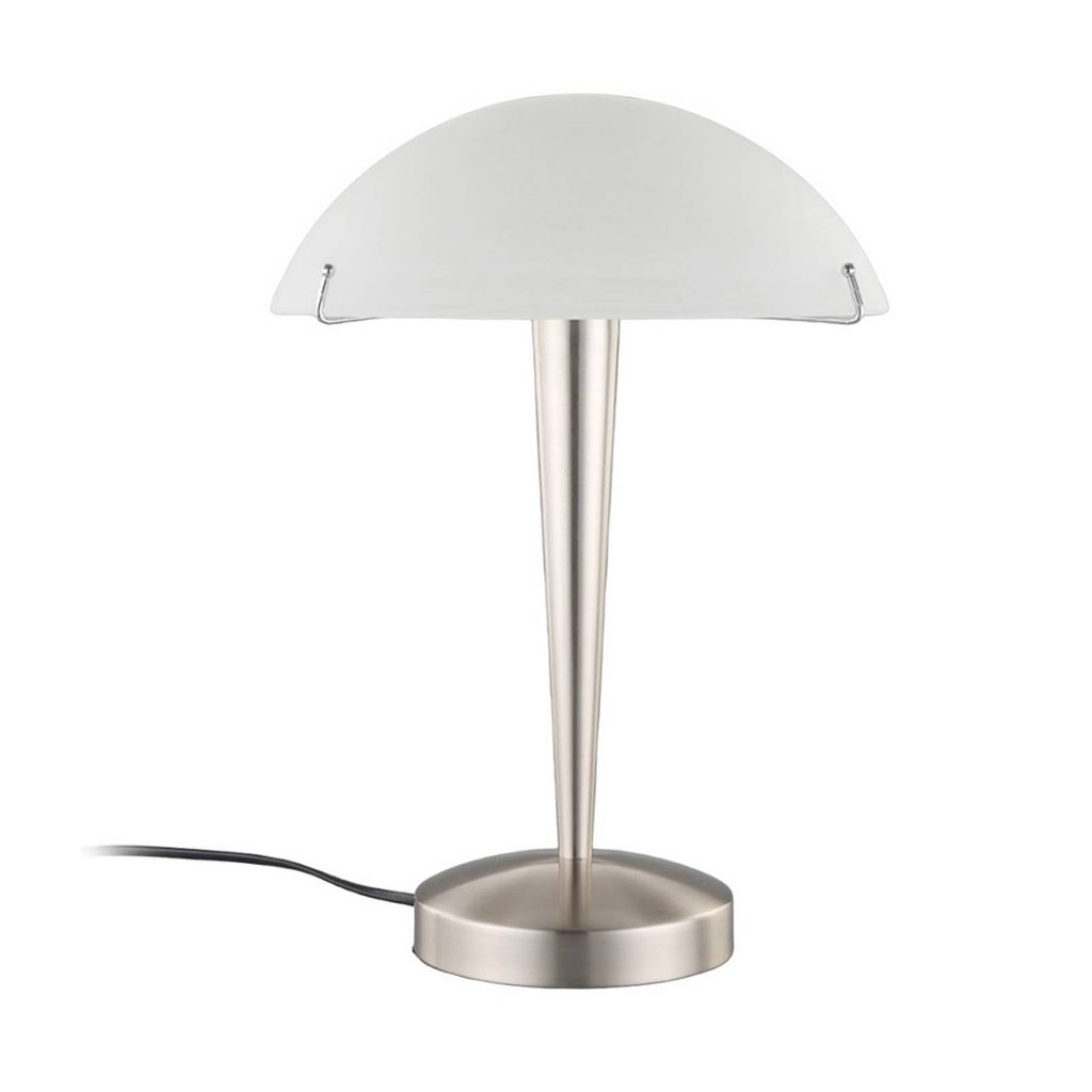 Tischlampe Viola mit Touchschalter, nickel matt