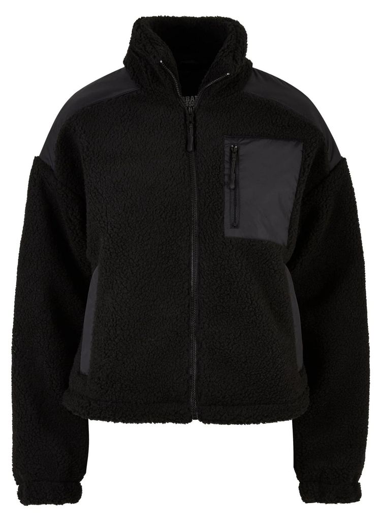 Urban Classics - Fleecejacke für Damen TN739 (XXL) (Schwarz)