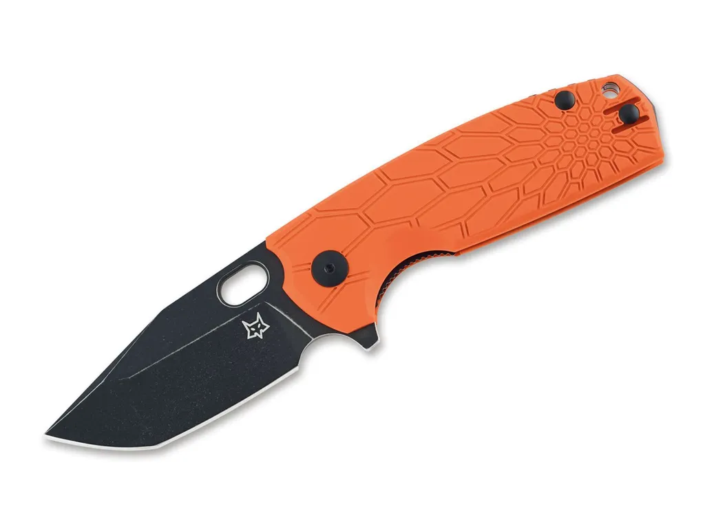 Couteau Pliant Tanto Fox Core Orange - EDC Robuste pour l'Extérieur