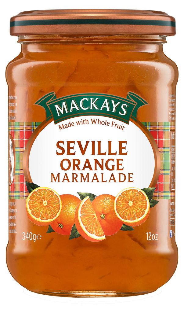 MACKAYS Seville Orangenmarmelade – dünn geschnitten, 340g Produktbild 