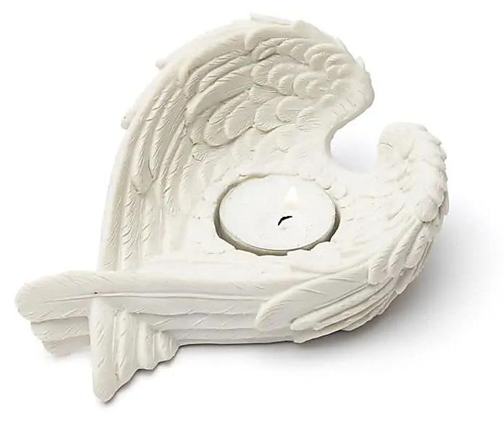Teelichthalter „Engelsflügel“ – ±15 cm; ±230 G