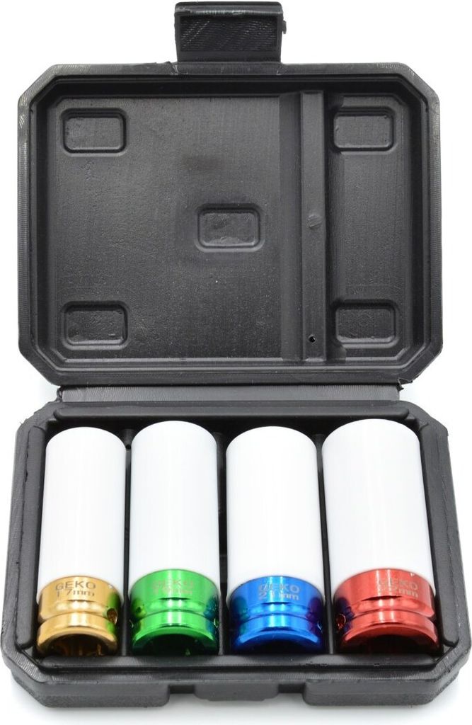 GEKO Nástrčné rázové hlavice 1/2" na ALU disky 17, 19, 21, Obrázek produktu 