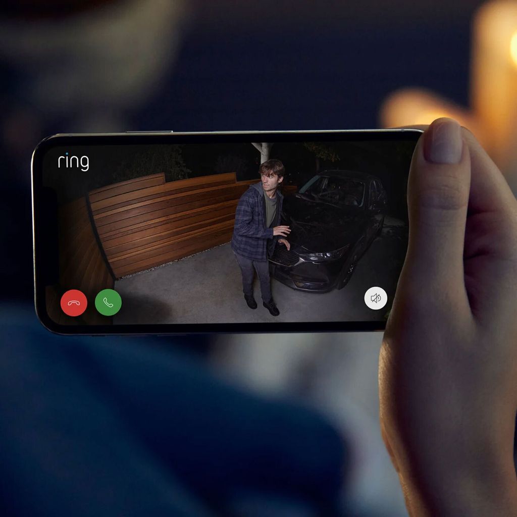 Ring Spotlight Camera Plus Box IP Security Camera Outdoor