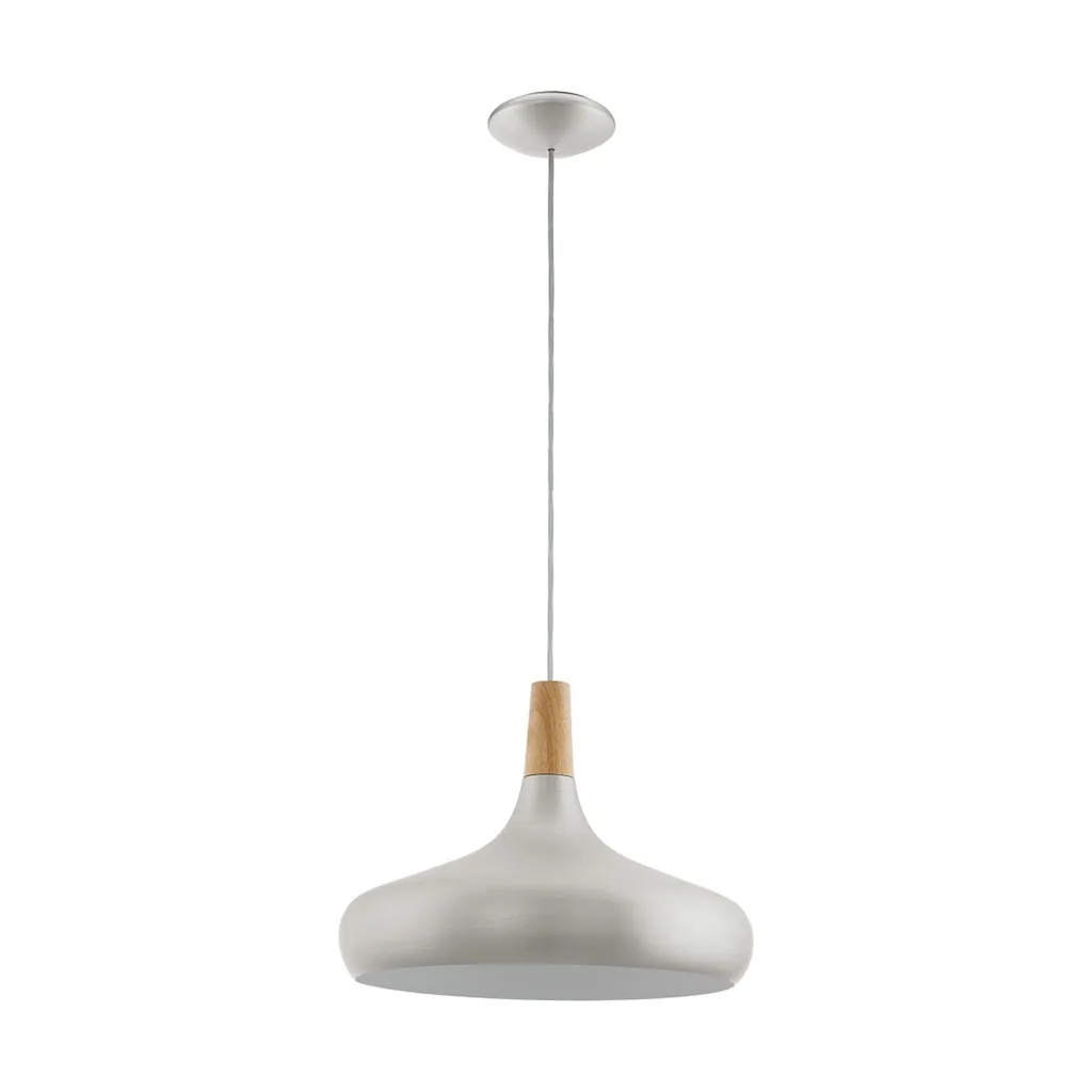 Lustre Argenté Eglo Sabinar : Éclairage Anti-Éblouissement pour Intérieur