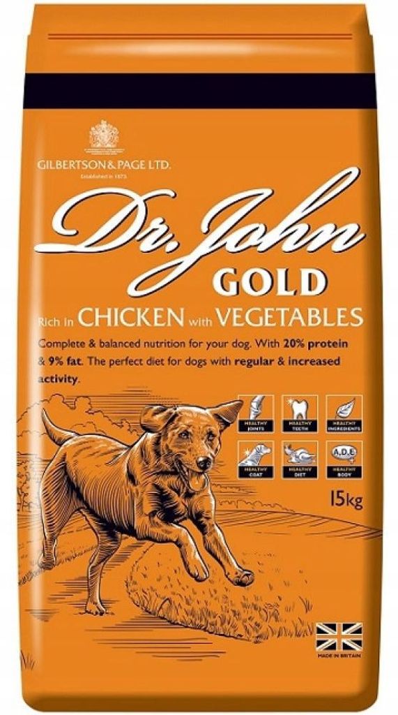 Suché krmivo pre psov Dr. John Gold 15 kg Obrázok produktu 